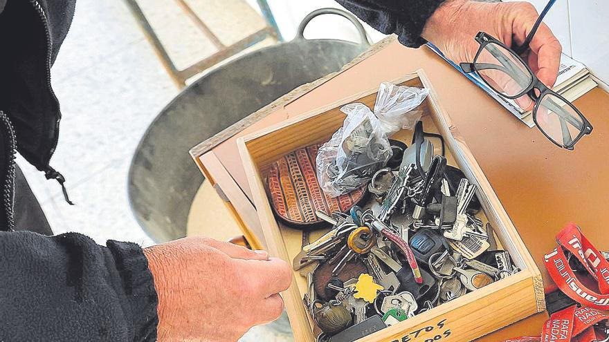 Objetos perdidos en el cuartillo  de  limpieza de UTE Alicante